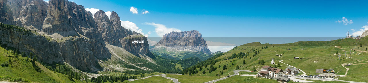 Panoramic view of landscape against sky