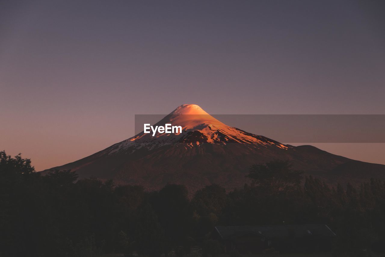 SCENIC VIEW OF MOUNTAINS AGAINST CLEAR SKY