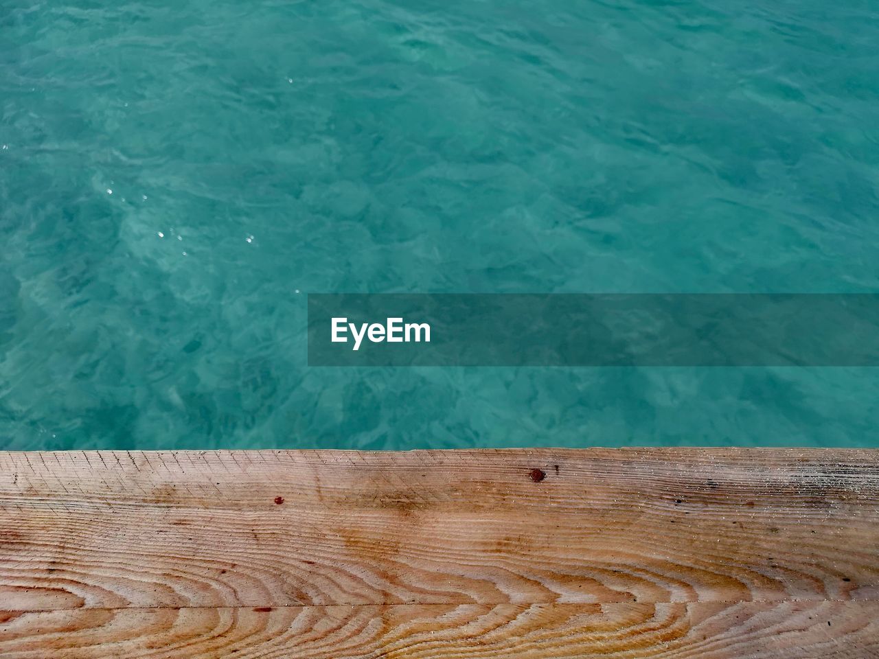 High angle view of swimming pool in sea