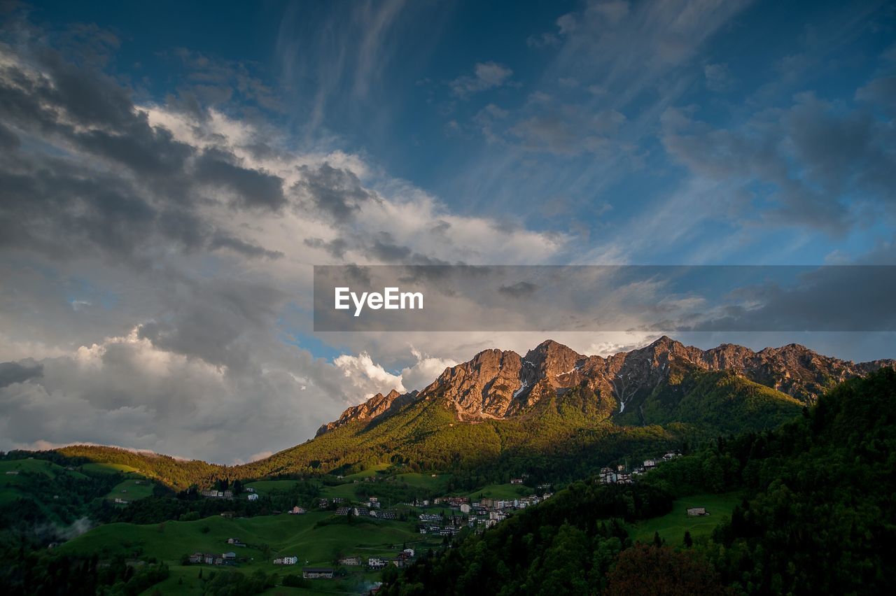 Scenic view of landscape against sky