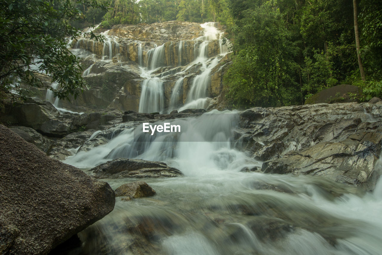 SCENIC VIEW OF WATERFALL