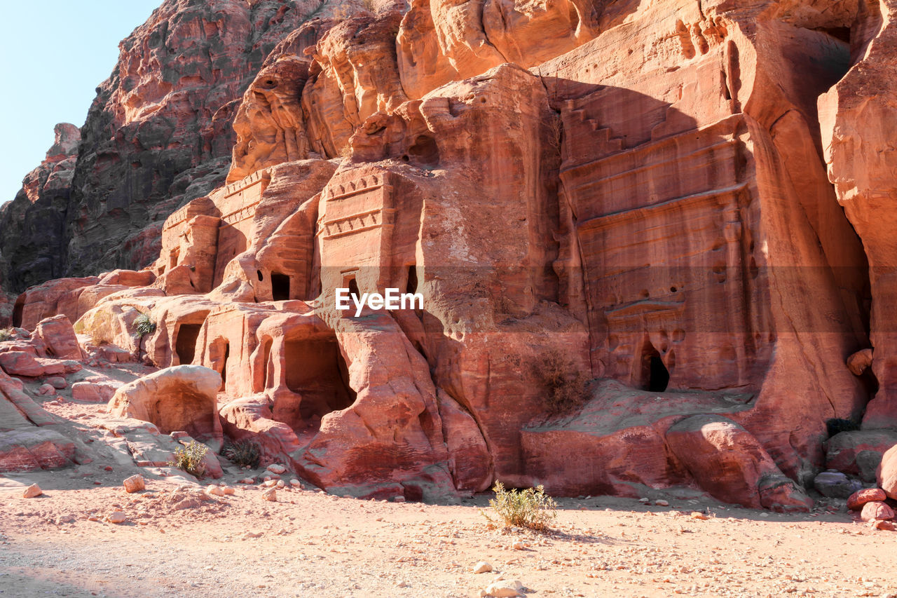 VIEW OF ROCK FORMATIONS