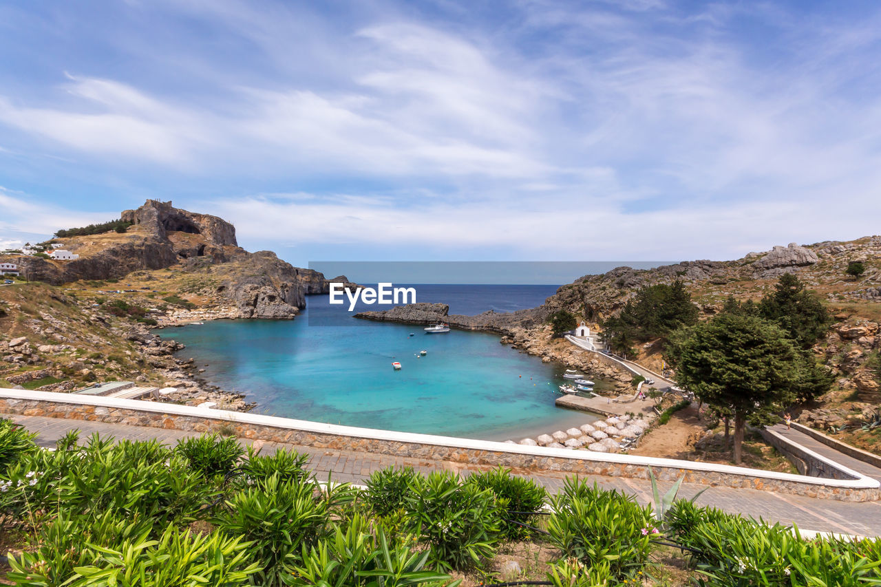 St paul's bay, lindos, rhodes.