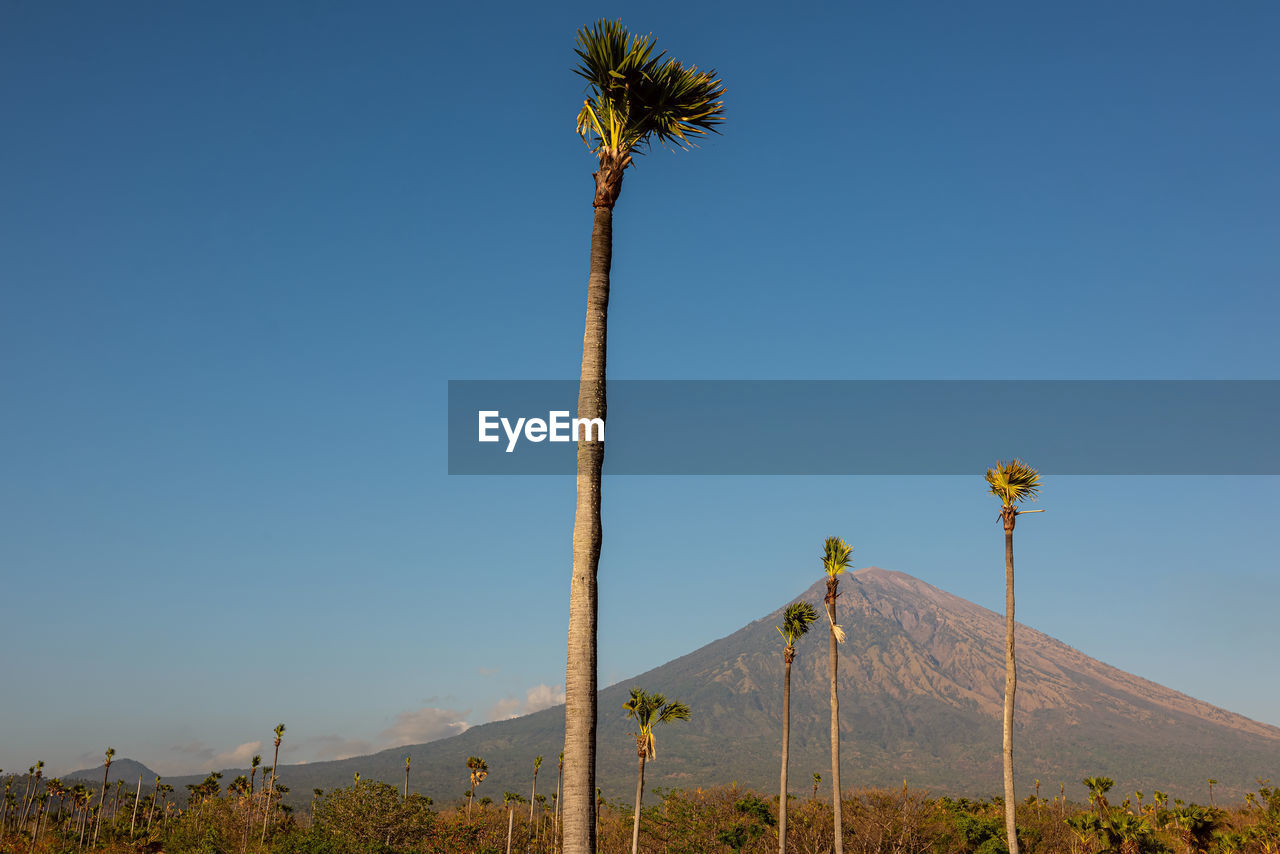 View on agung vulcano, bali, indonesia