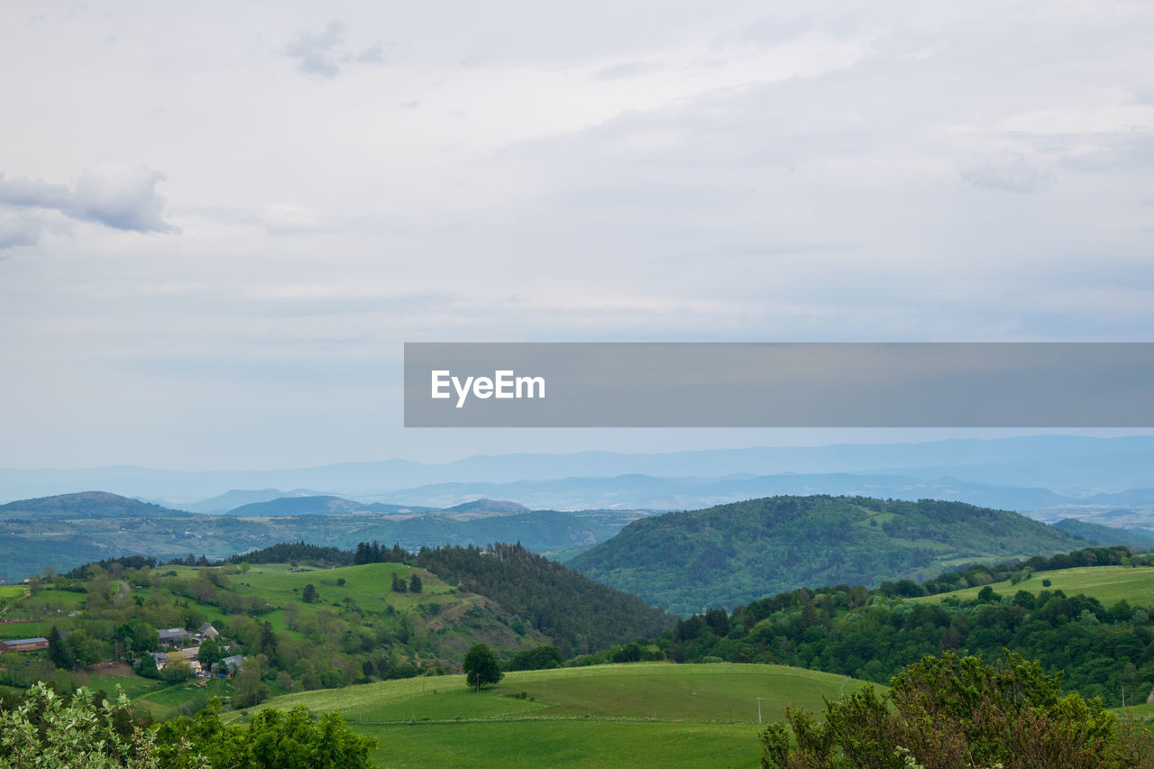 Scenic view of landscape against sky