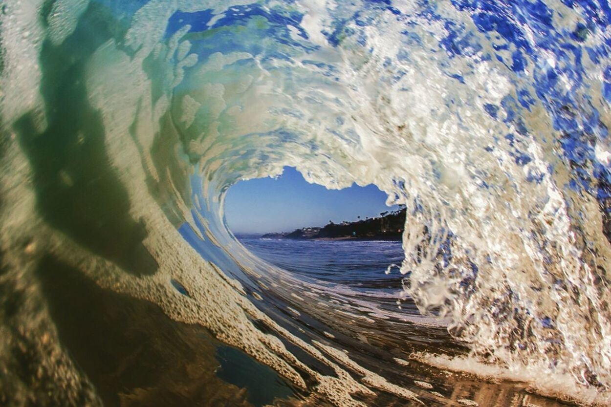 Scenic view of sea water