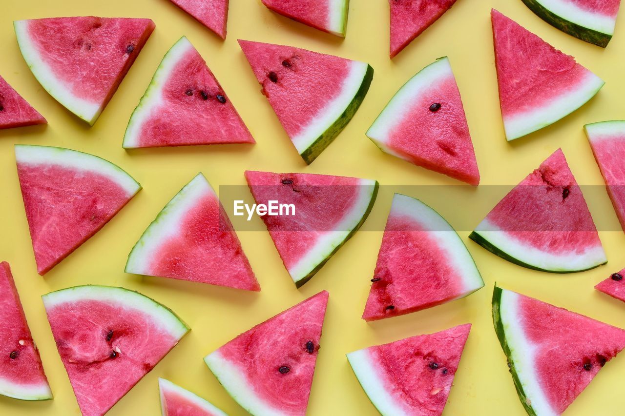 Full frame of a watermelon slices 