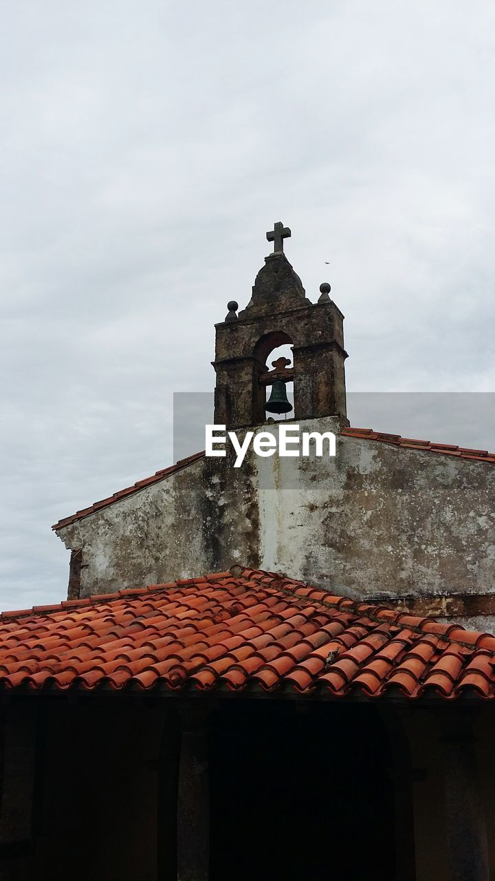 LOW ANGLE VIEW OF BELL TOWER