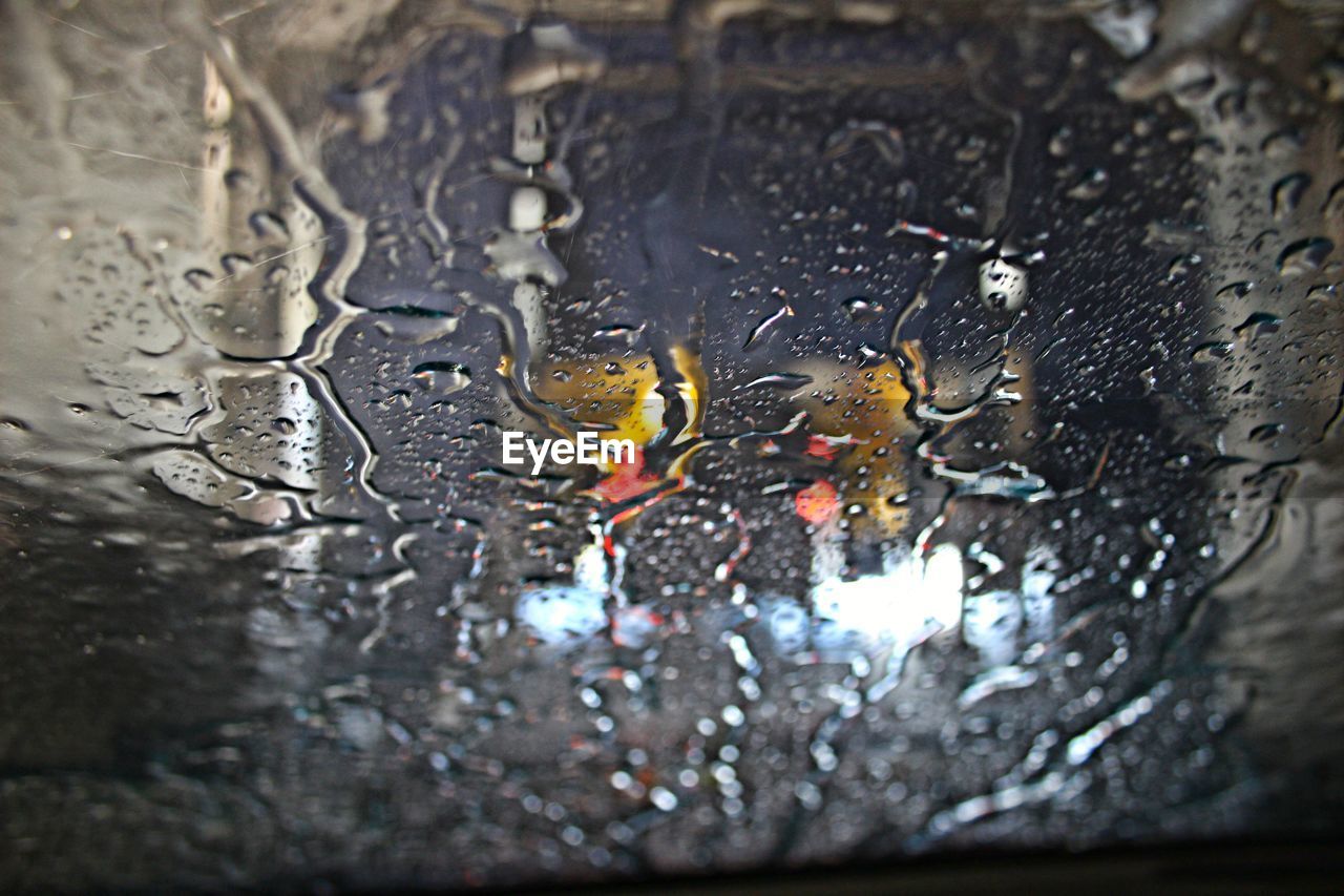 FULL FRAME SHOT OF WET PUDDLE