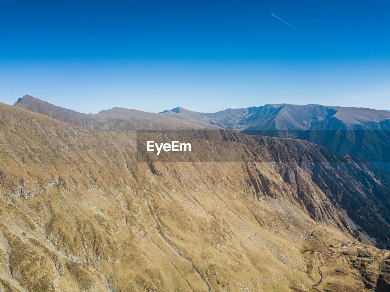 Scenic view of mountain against sky