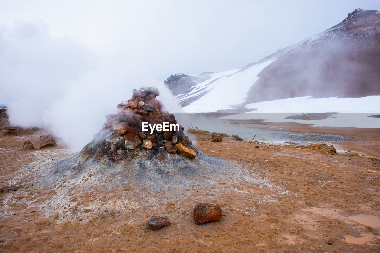 scenic view of mountain against sky