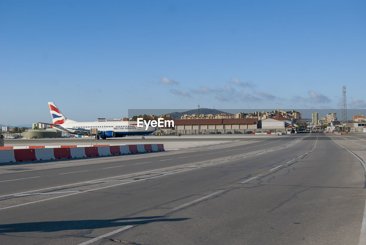 VIEW OF AIRPORT RUNWAY