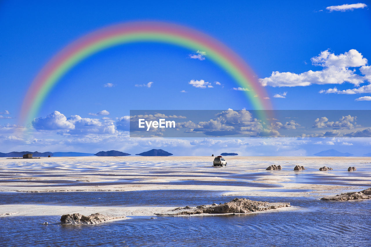 A superb view of uyuni salt lake