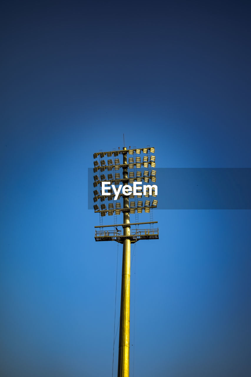 Cricket stadium flood lights poles at delhi, india, cricket stadium light