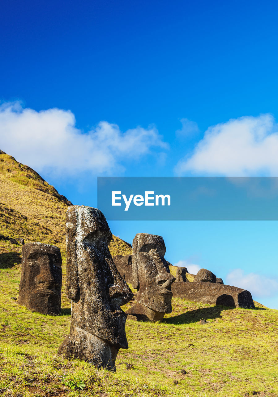 ROCK FORMATIONS AGAINST SKY