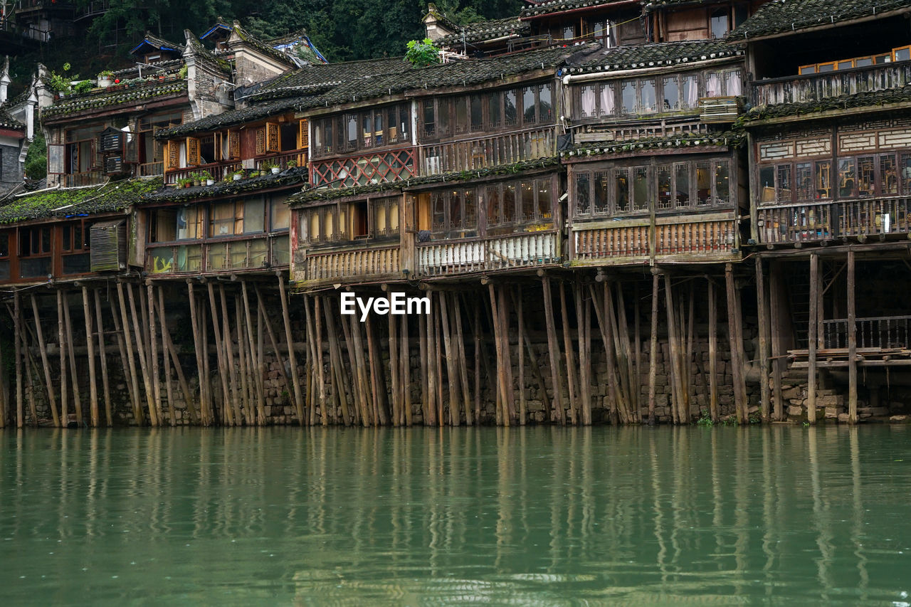 Waterfront houses in fenghuang 