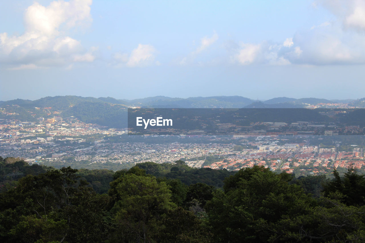 Aerial view of cityscape