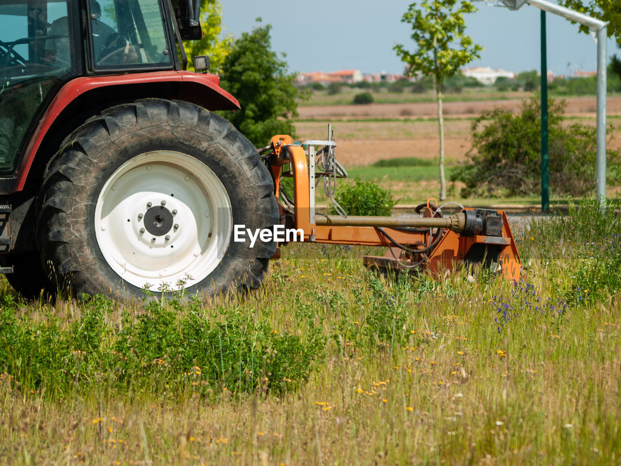 TRACTOR IN FIELD