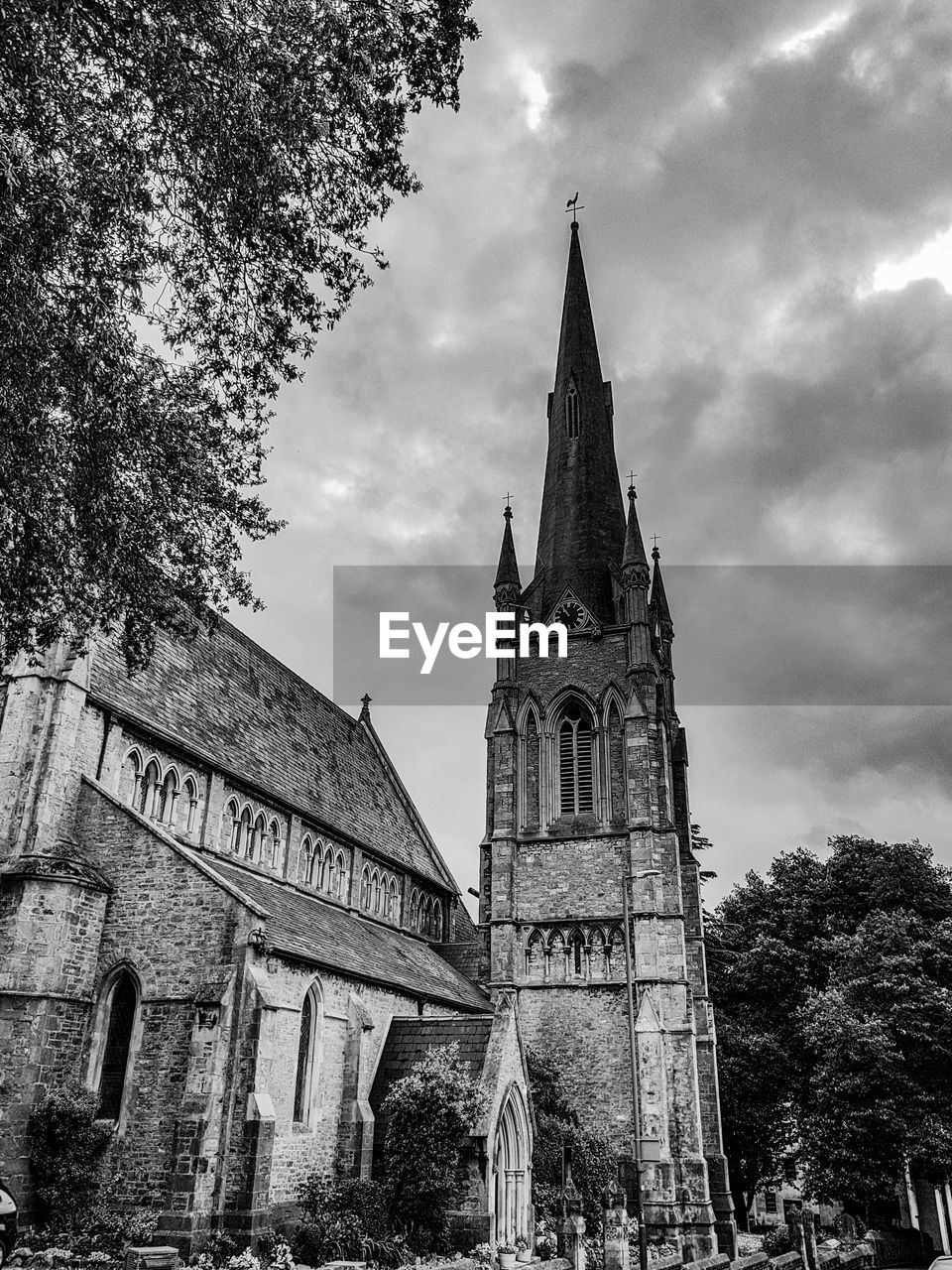 LOW ANGLE VIEW OF A CHURCH