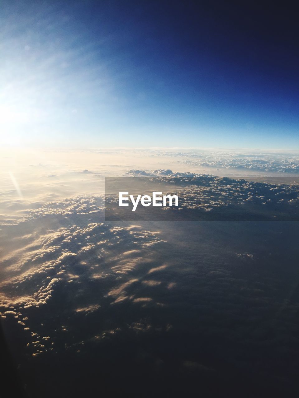 Aerial view of cloudscape against sky