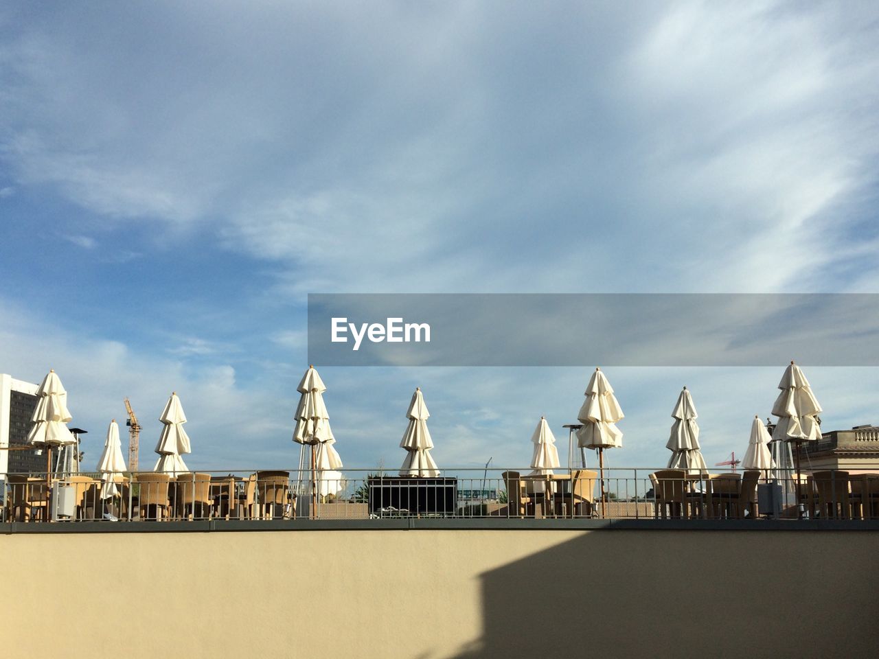 Panoramic view of beach against sky