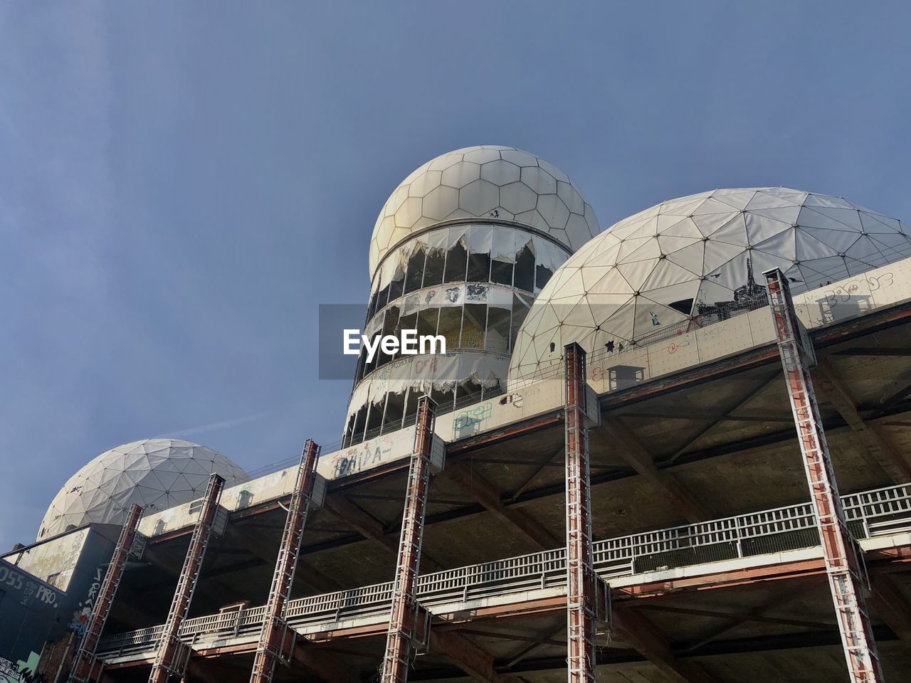 Low angle view of building against sky