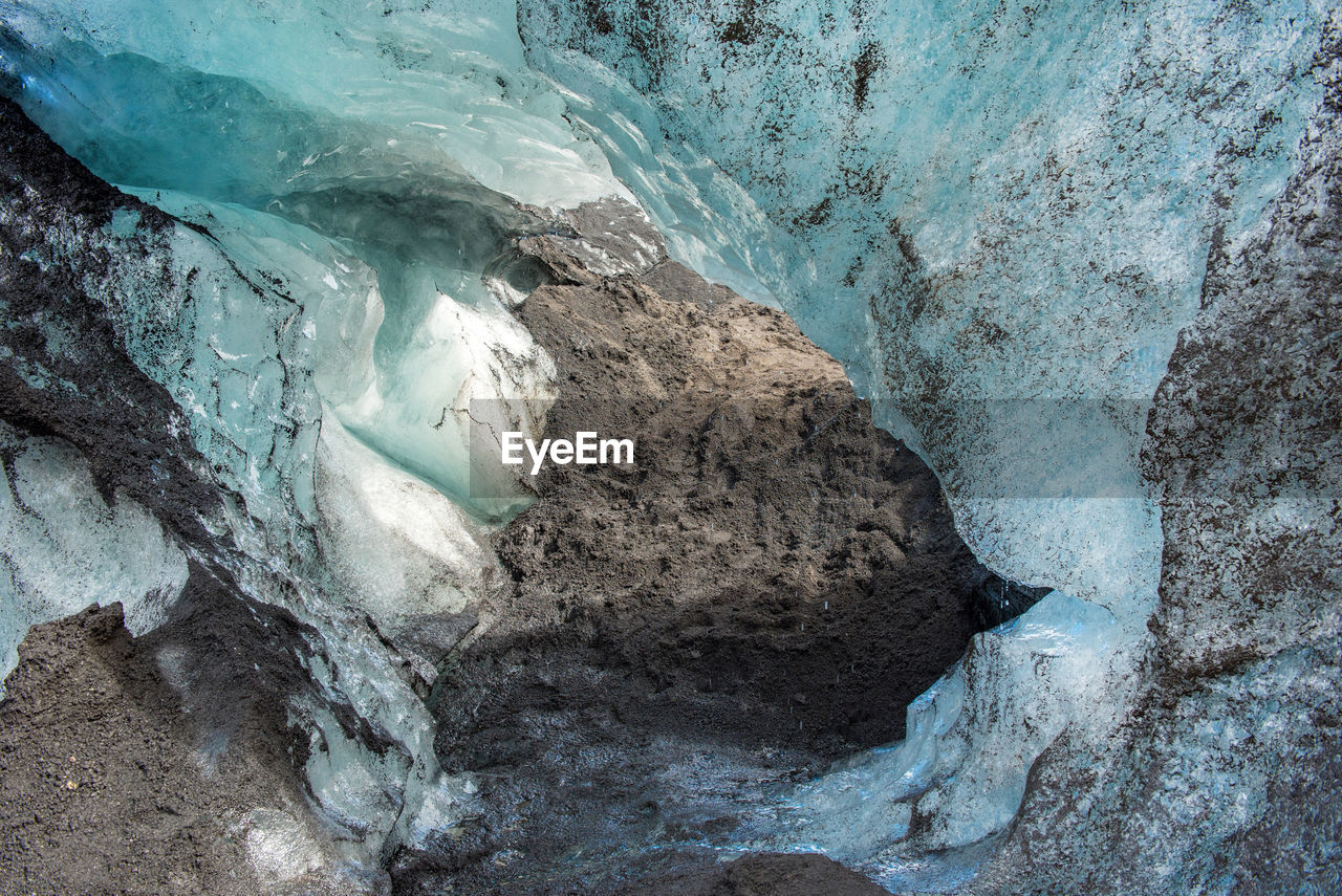 Full frame shot of frozen sea