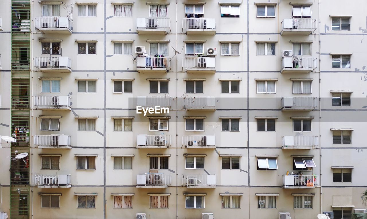 Full frame shot of residential building