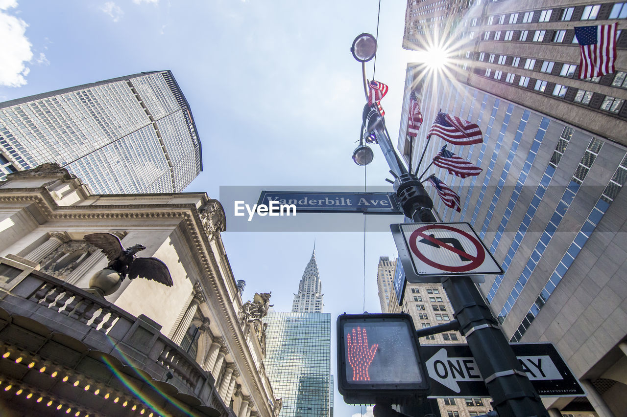 Low angle view of skyscrapers