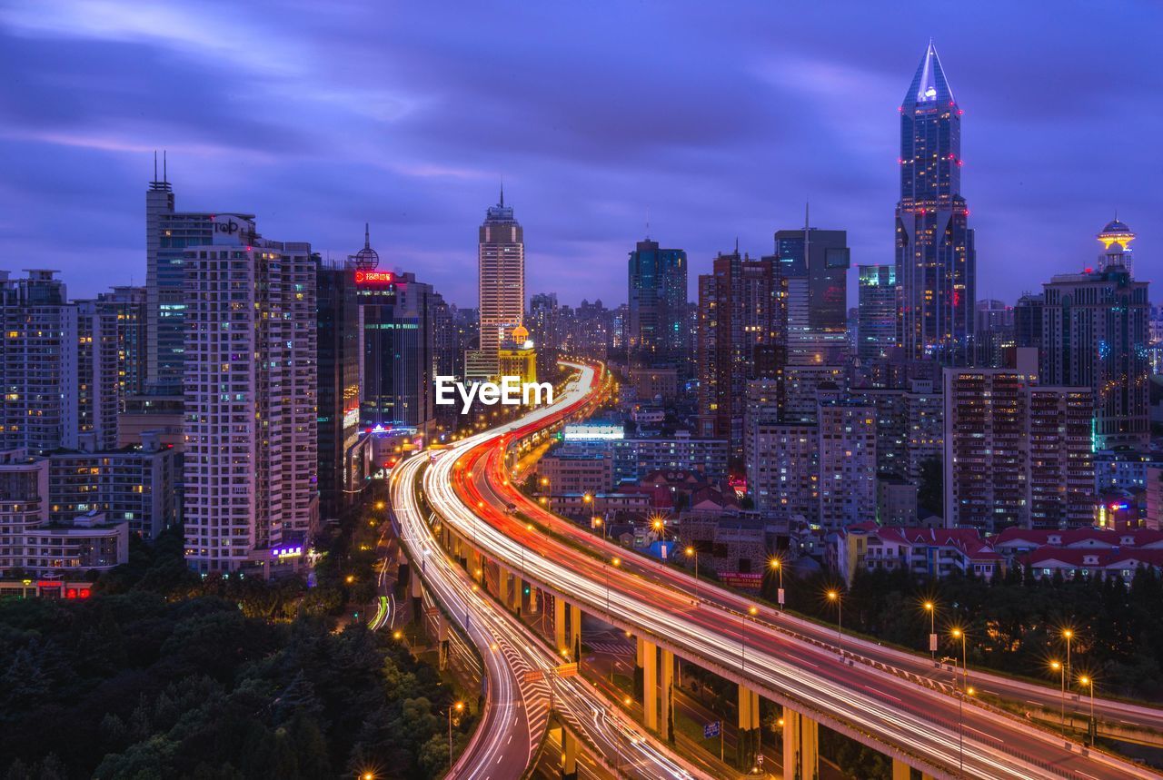 Multiple lane highway against sky