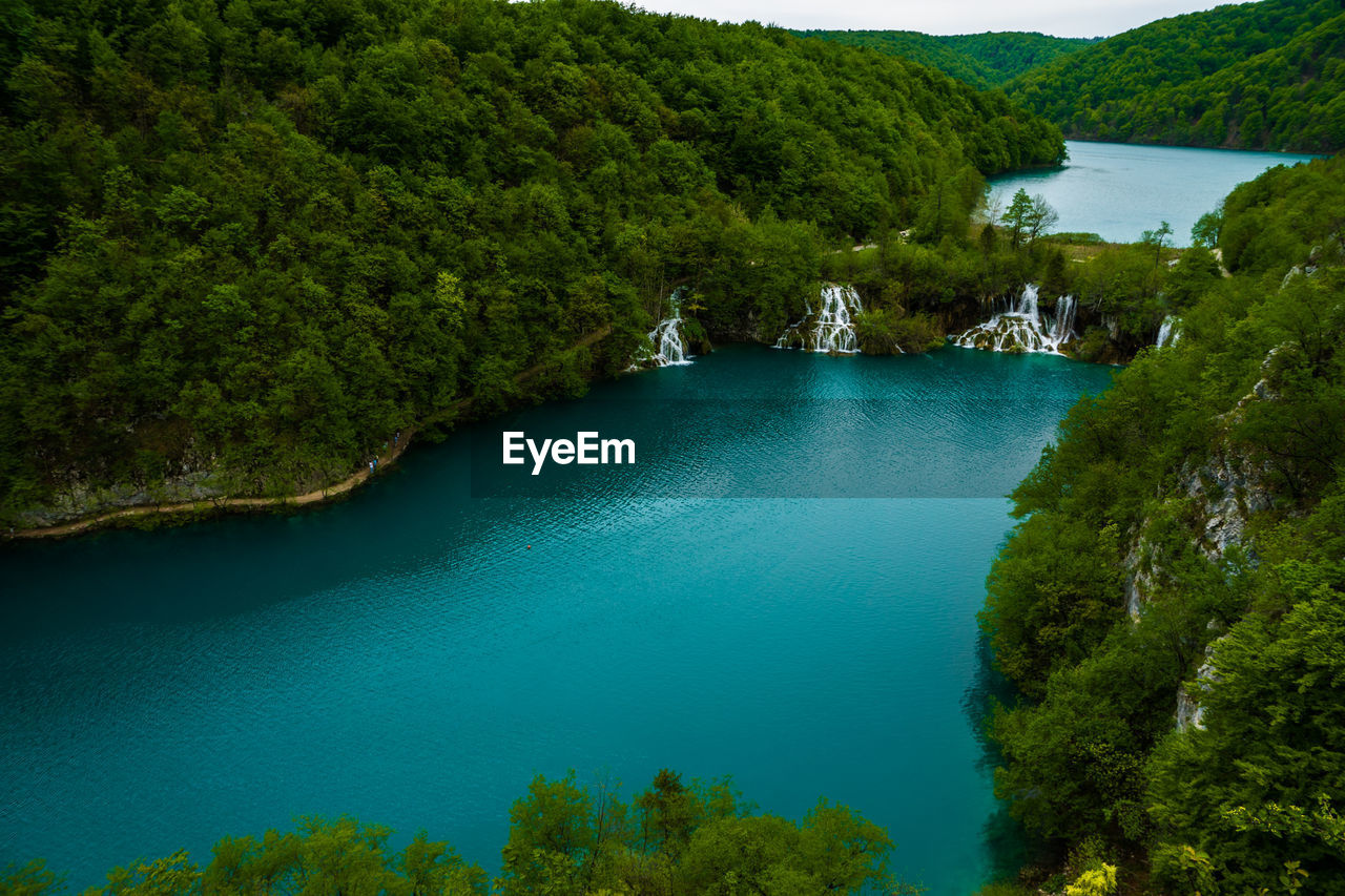 Scenic view of lake