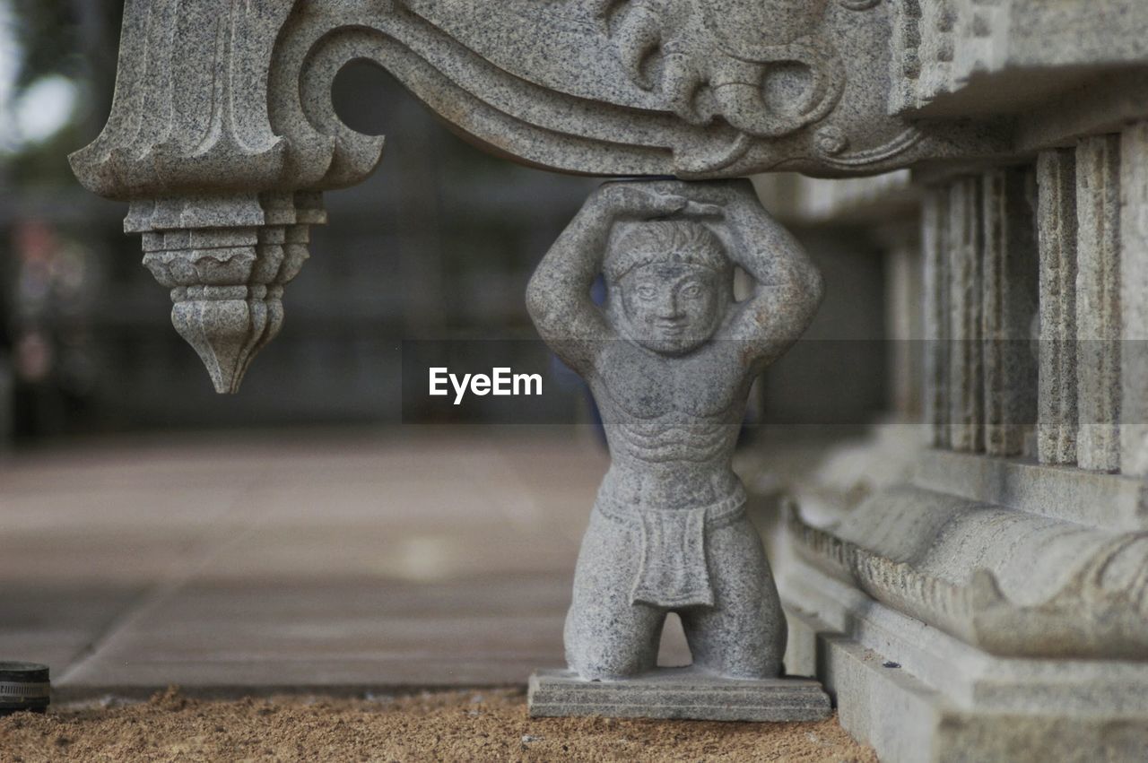 Figurine at hindu temple