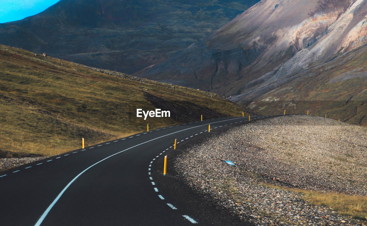 Road amidst mountains