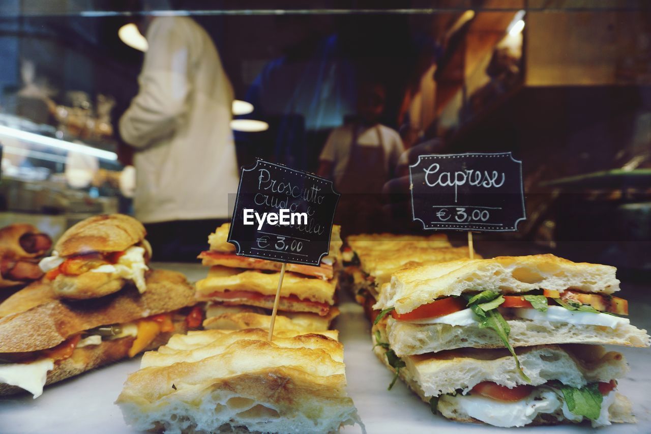 Close-up of food for sale