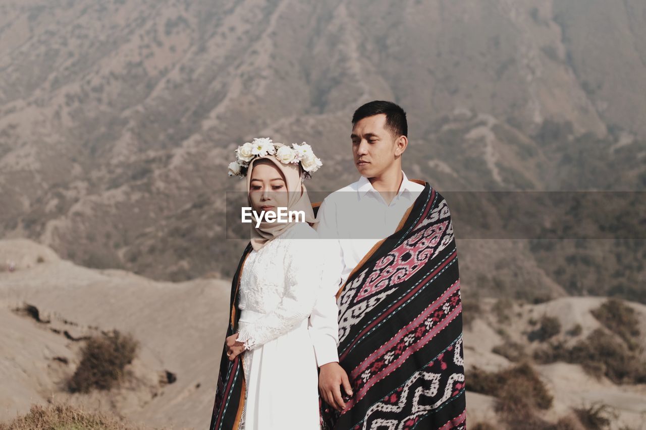 Pre-wedding photo session in bromo national park