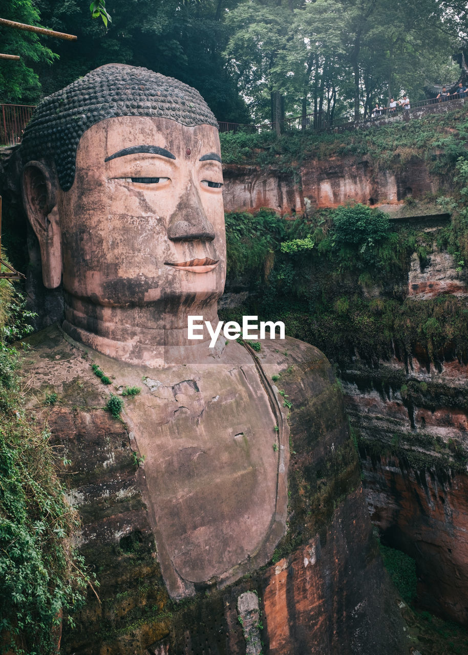 Close-up of leshan giant buddha