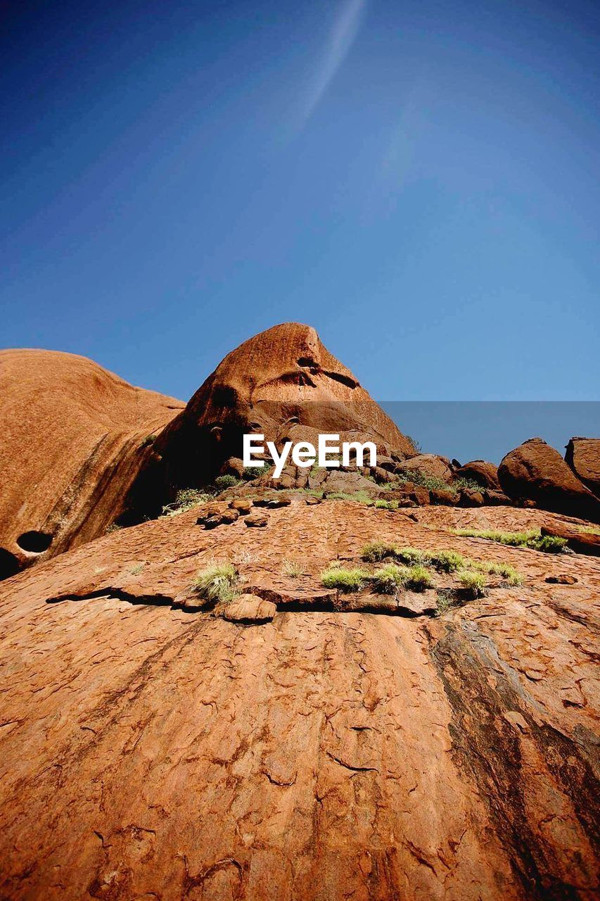 Rock formations in desert