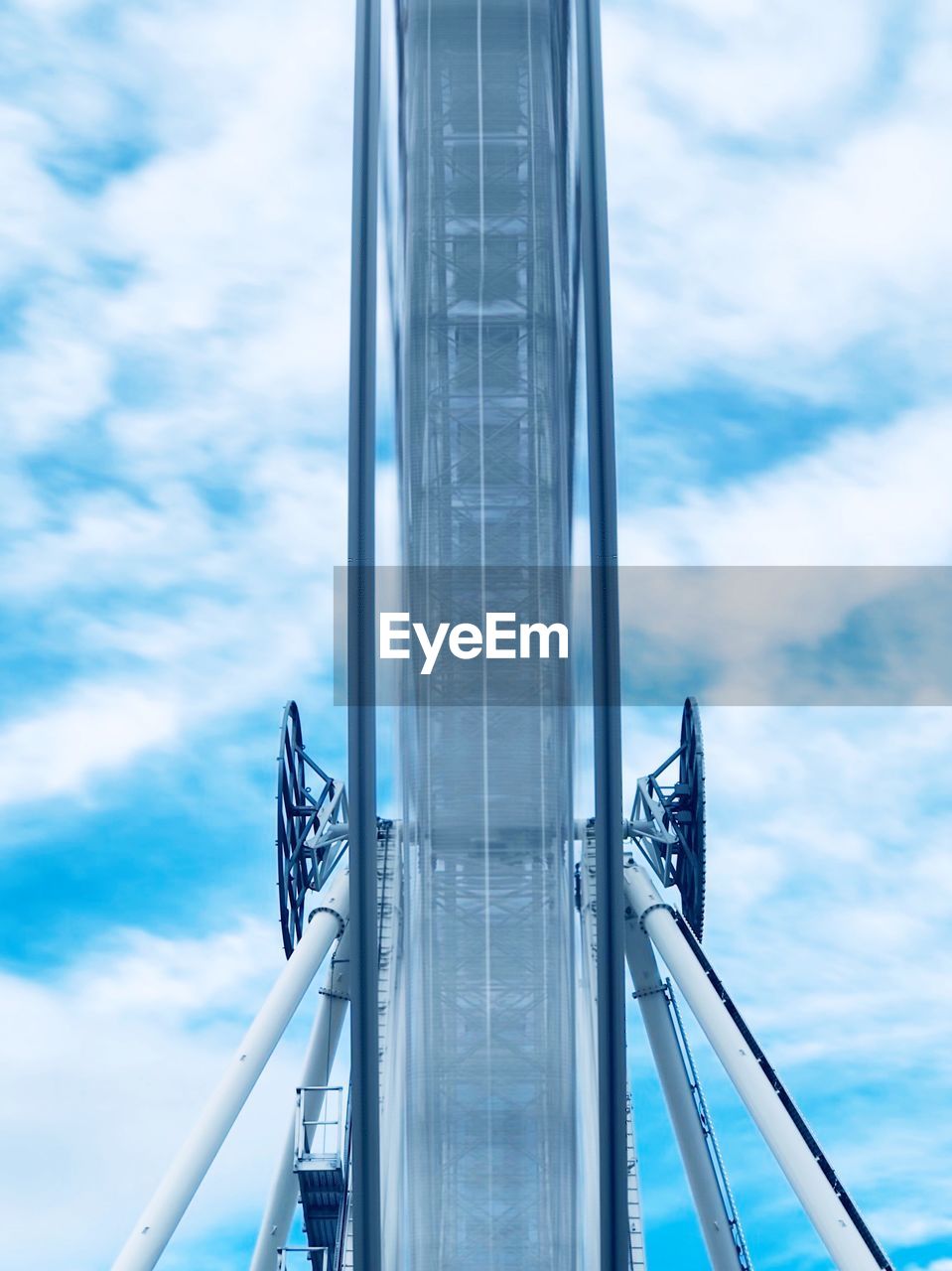 Low angle view of bridge against sky