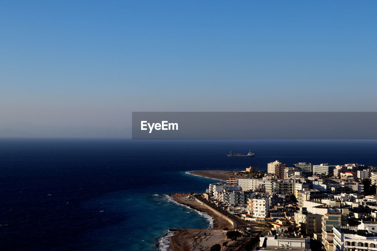 Rhodos town - aerial view