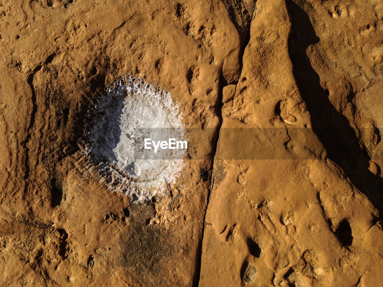 Detailed shot of rock formation