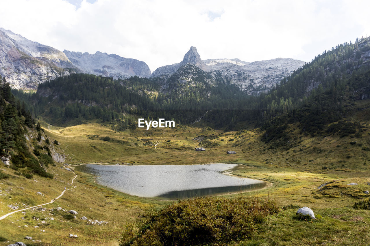 Funtensee lake at kärlingerhaus, berchtesgaden national park