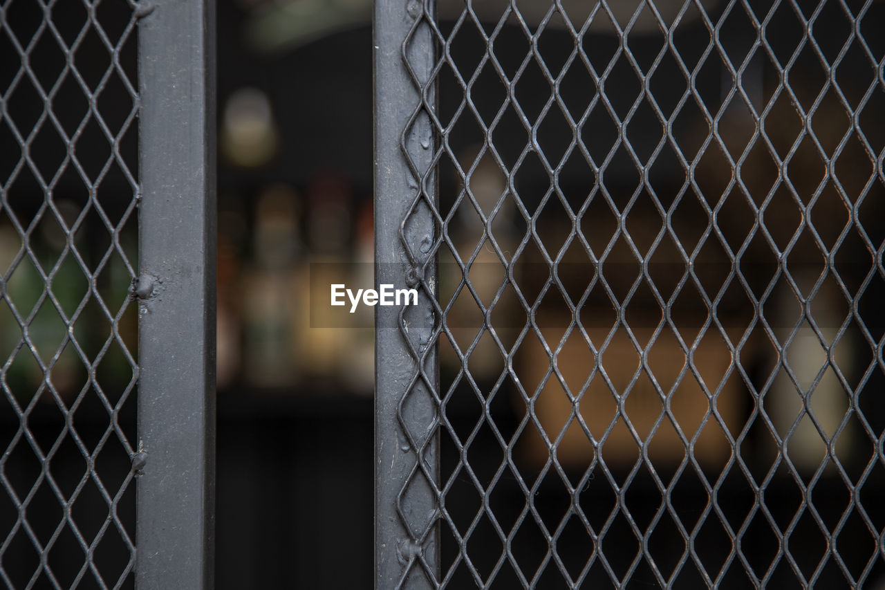 Close-up of chainlink fence