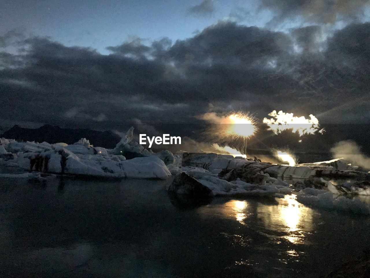 SCENIC VIEW OF SEA DURING WINTER