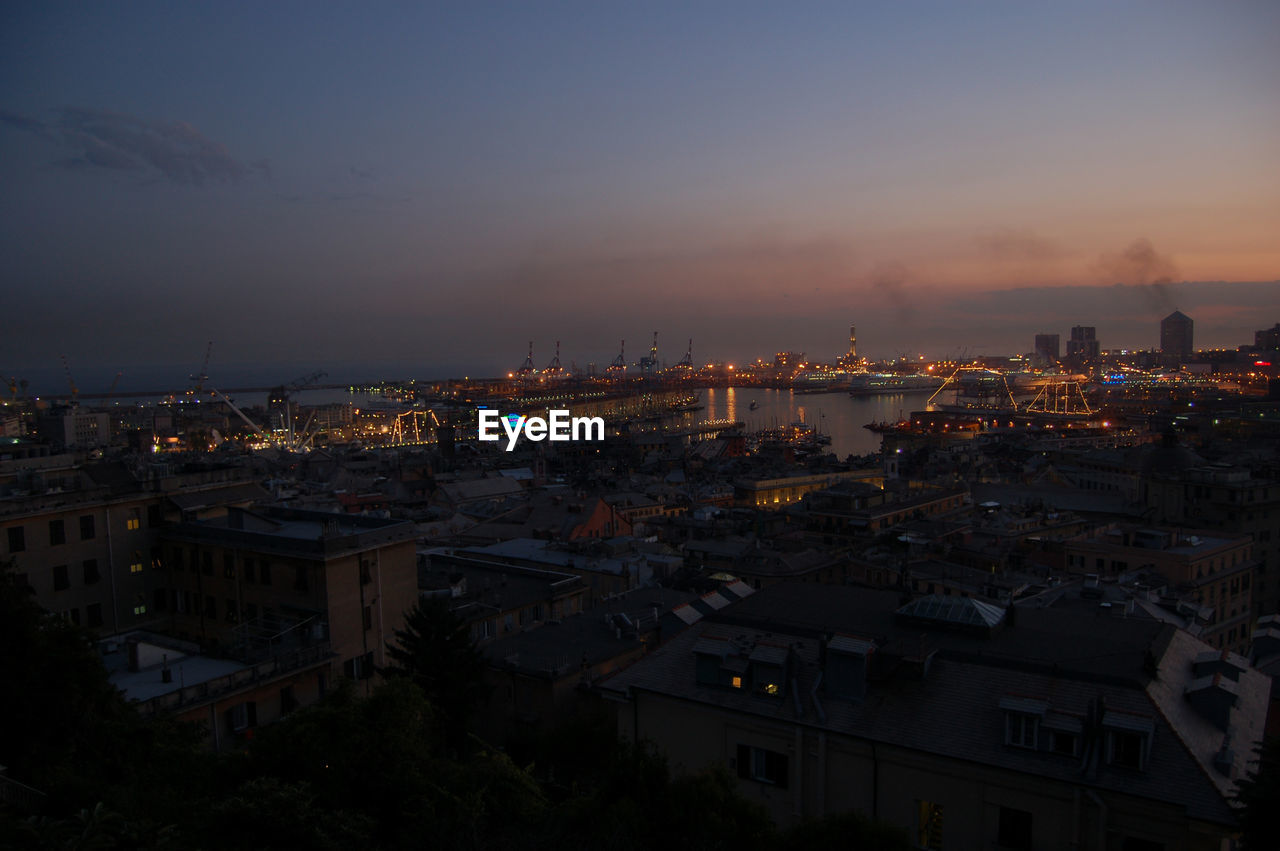 Panorama of genoa, italy