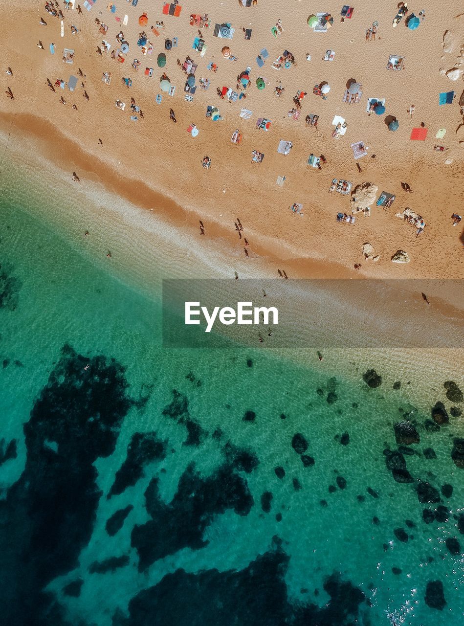 Aerial view of beach