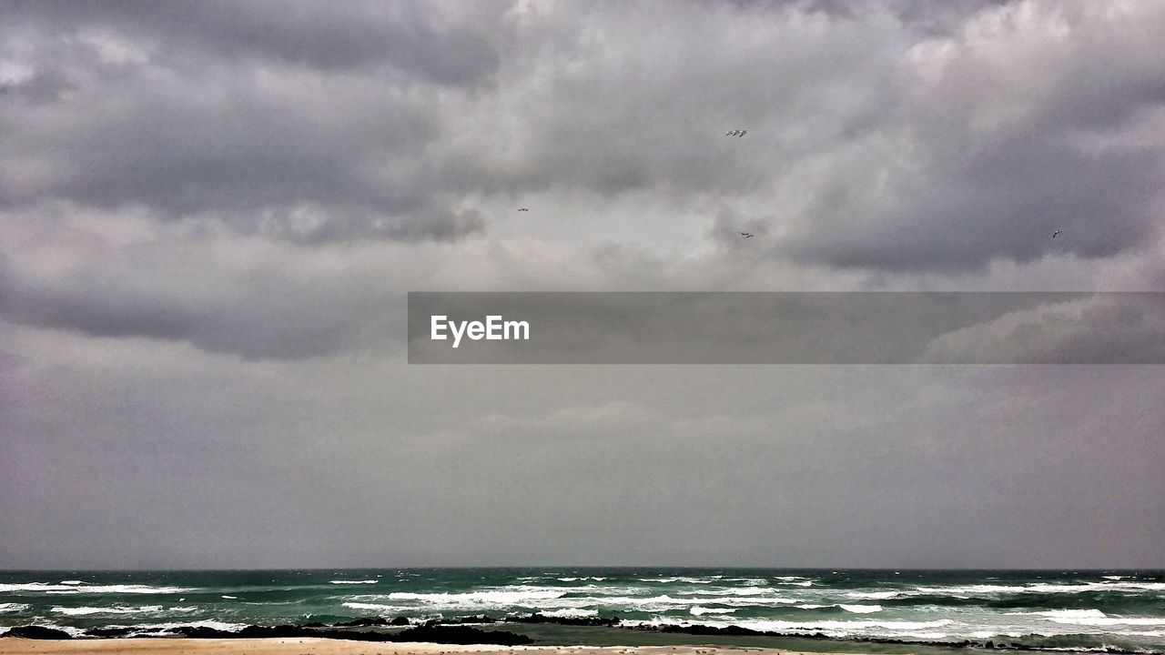 STORM CLOUDS OVER SEA