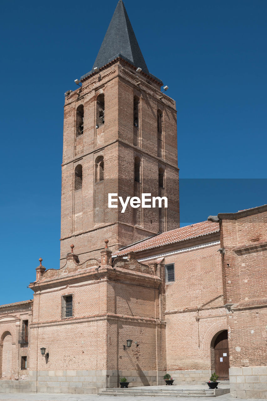 Old brick tower in spain