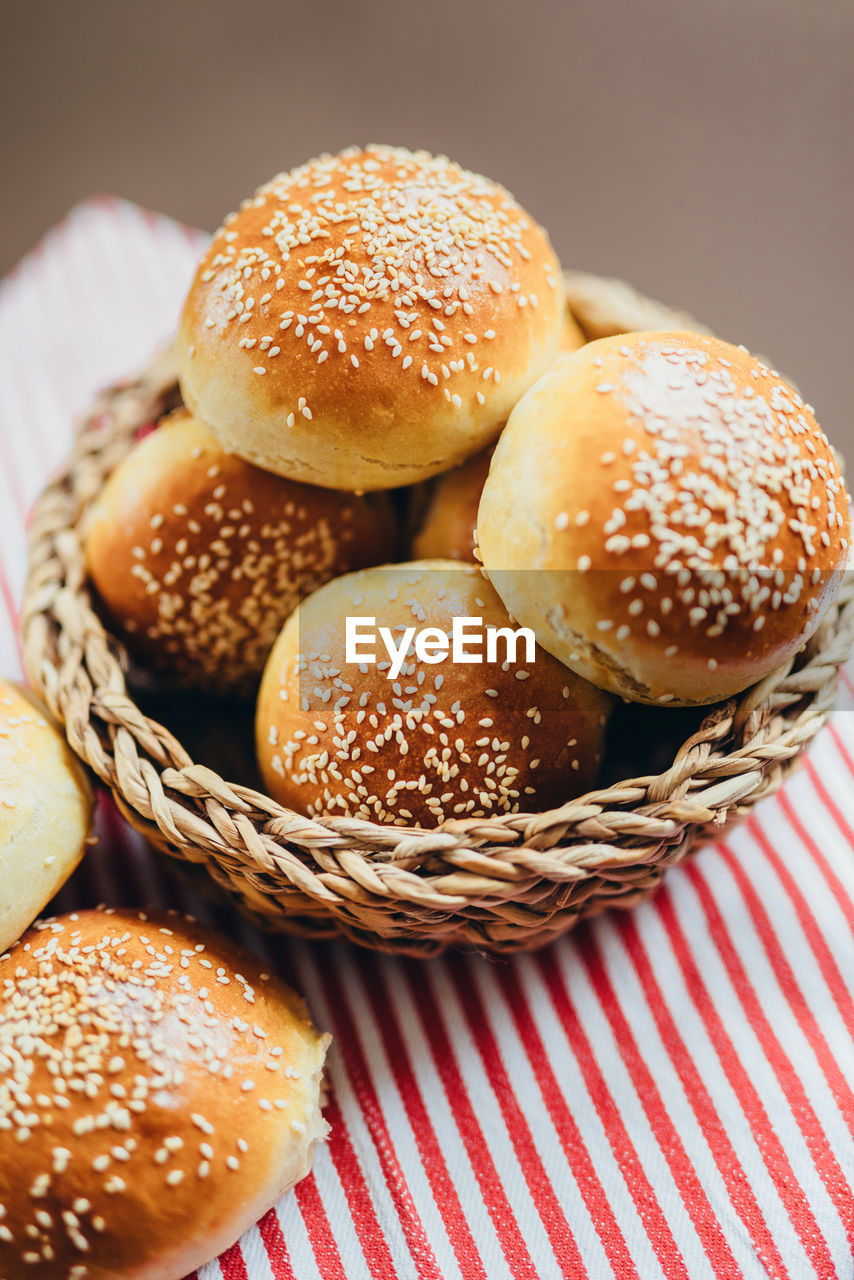 close-up of hamburger