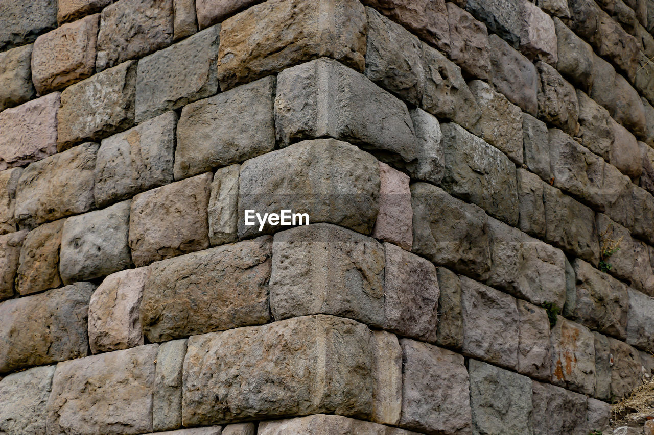 Full frame shot of stone wall