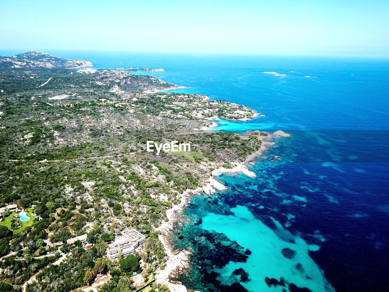 Coast view in sardegna 